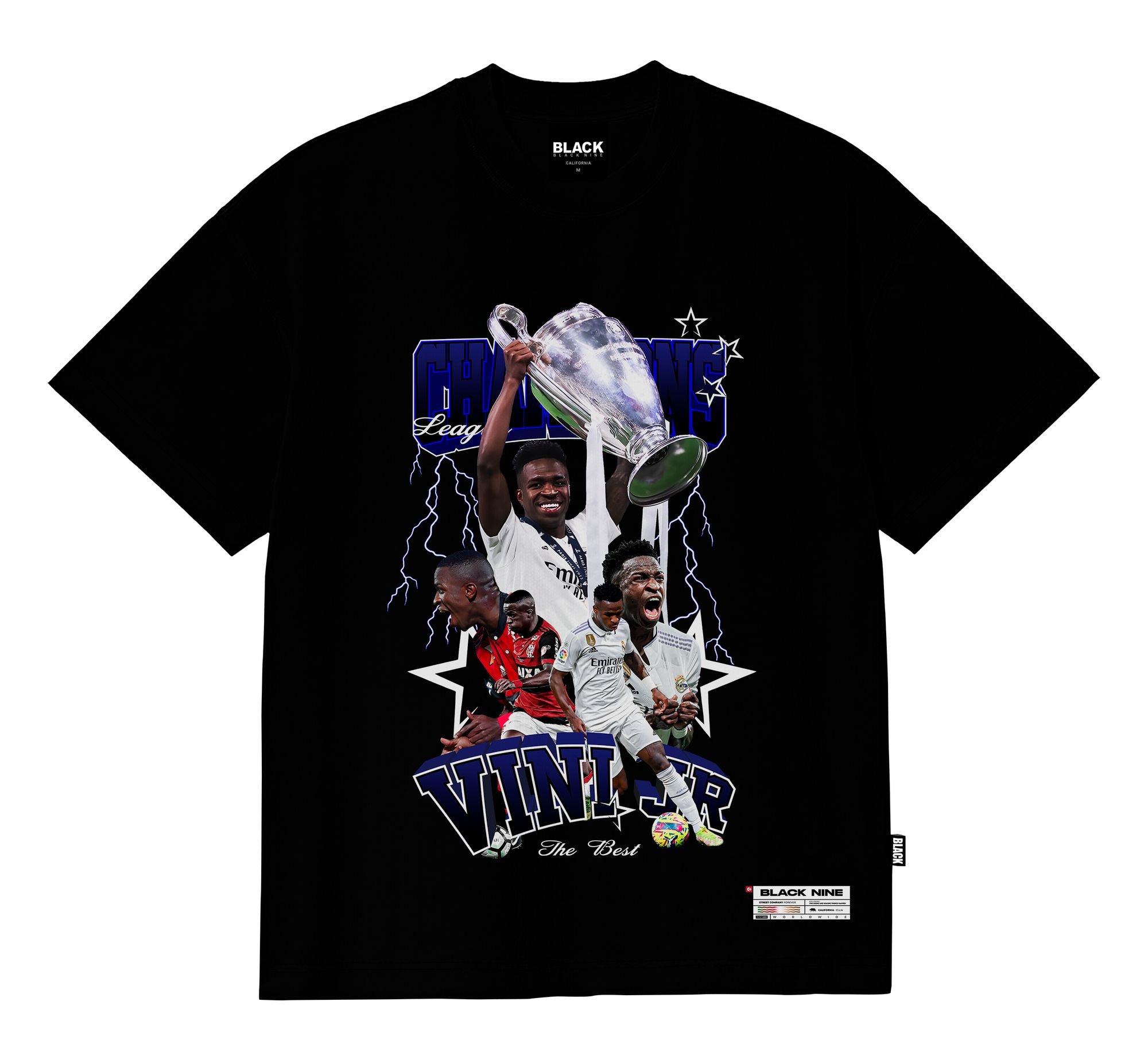 Camiseta Premium Vini Jr - Preto B90629