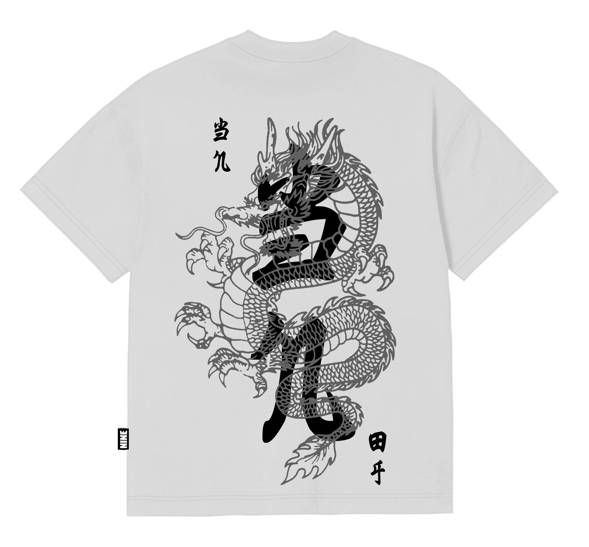Camiseta Premium Dragon Oriental - Off-White B90615