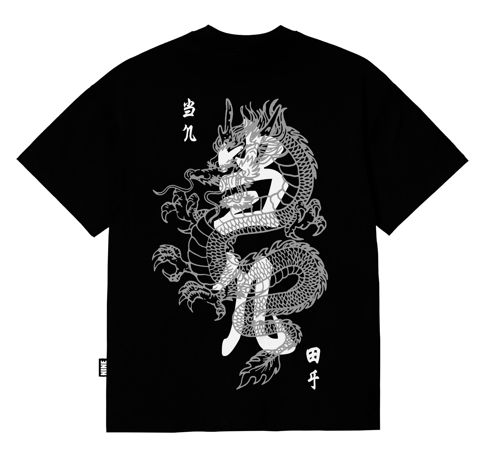 Camiseta Premium Dragon Oriental - Preto B90605