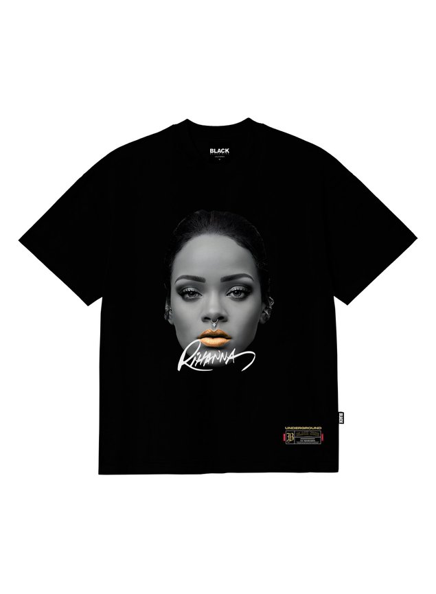 非売品　Rihanna ANTI CREW ブラックベスト Camiseta Black Nine Premium Rihanna - Preto B90594