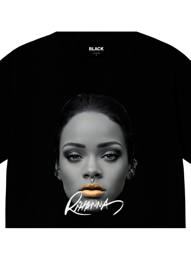 Camiseta Black Nine Premium Rihanna - Preto B90594