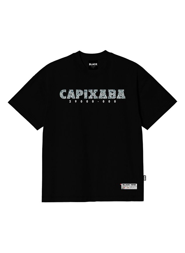 Camiseta Black Nine Premium Capixaba Code - Preto B90517