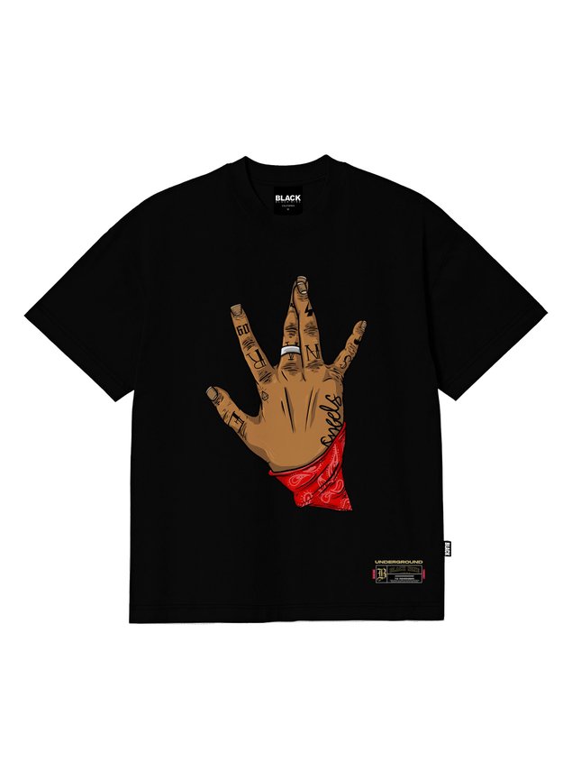 Camiseta Black Nine Premium Westside - Preto B90372