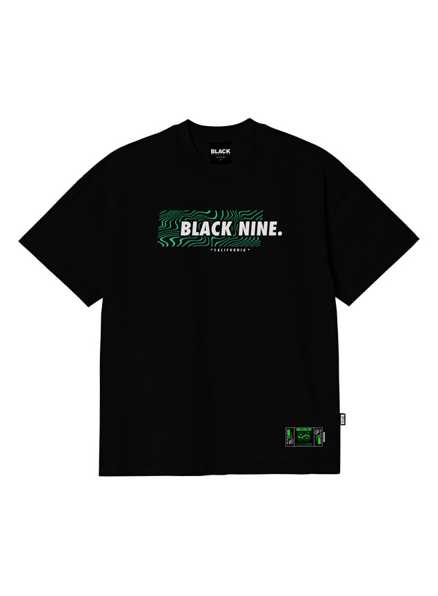 Camiseta Black Nine Premium Black Nine Wave B90243