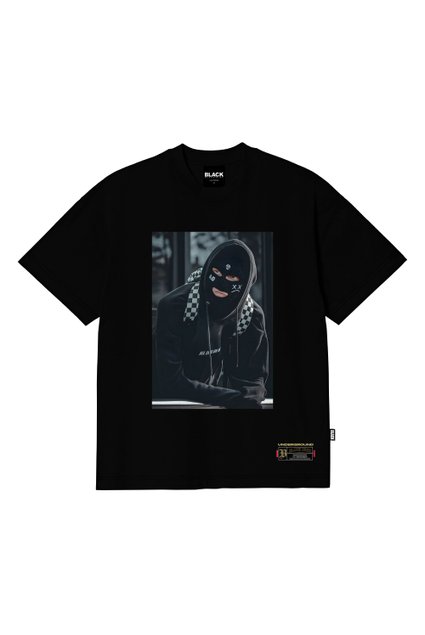 Camiseta Black Nine The Tupac Shakur - Preta