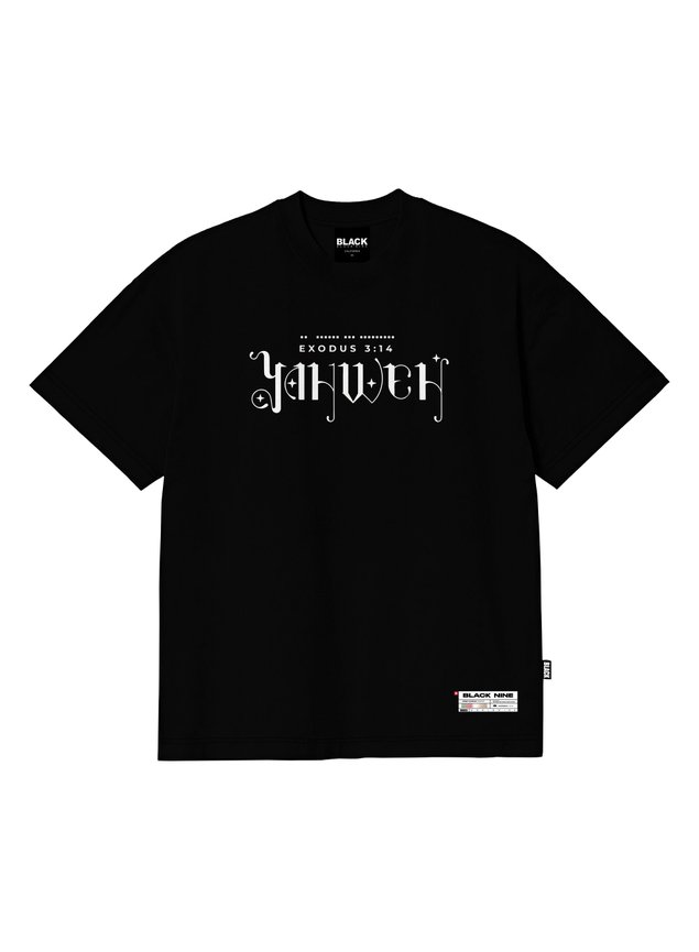 Camiseta Black Nine Êxodo Yahweh B90111