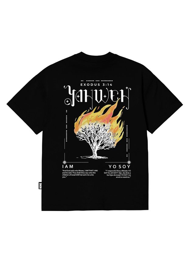 Camiseta Black Nine Êxodo Yahweh B90111