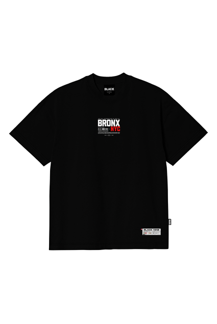 Camiseta Oversized Streetwear Tag Purple Preta B90712