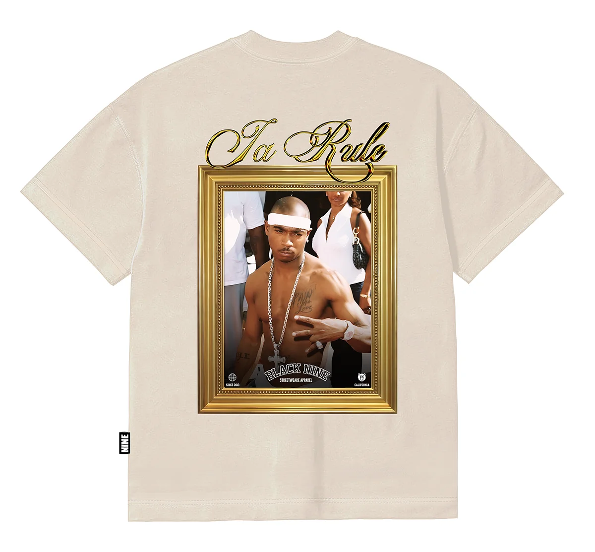 Camiseta Ja Rule Exclusiva Off- White