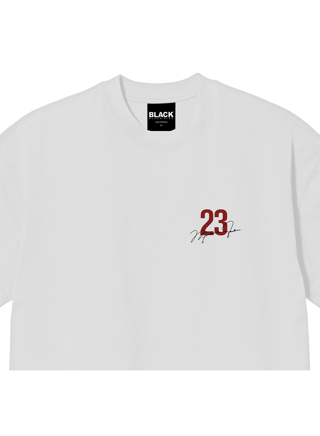 Camiseta Oversized Streetwear Jordan 23 - Branca