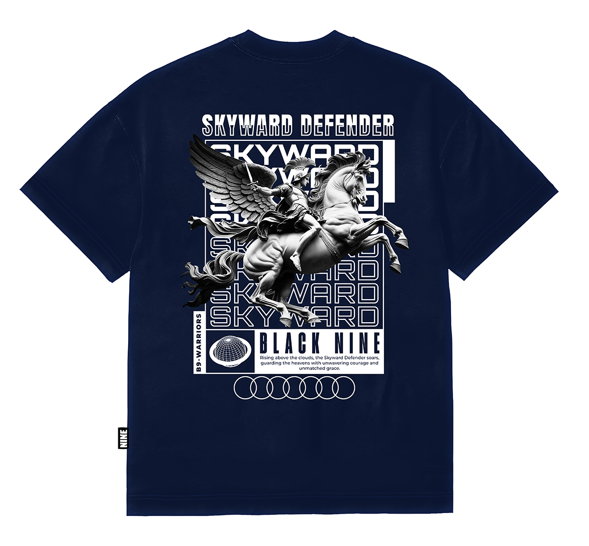 Camiseta Oversized Streetwear Skyward Defender
