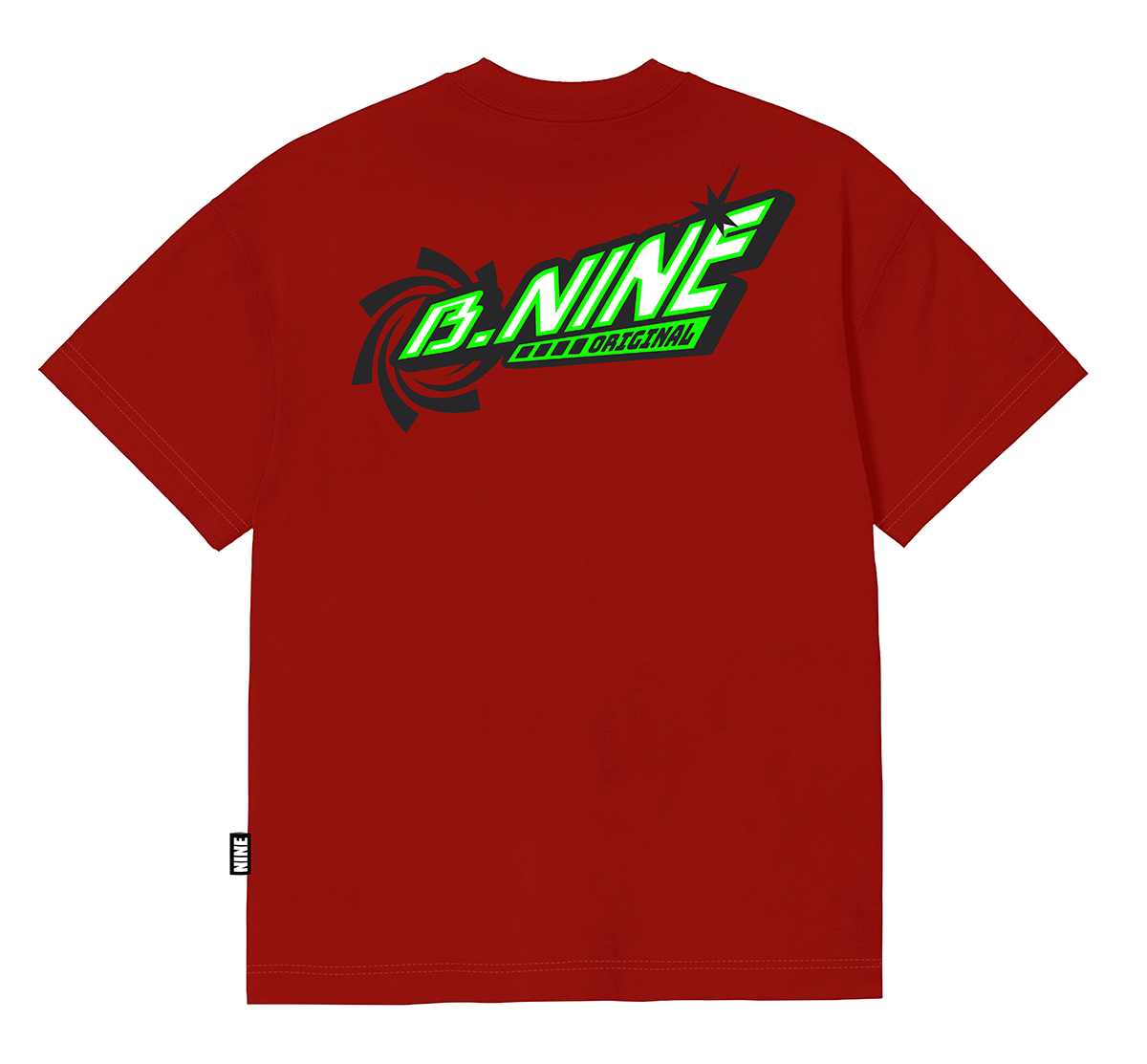 Camiseta Oversized Streetwear Original - Vermelha