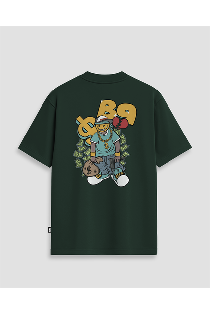 Camiseta Black Nine Hustle - Verde Mar