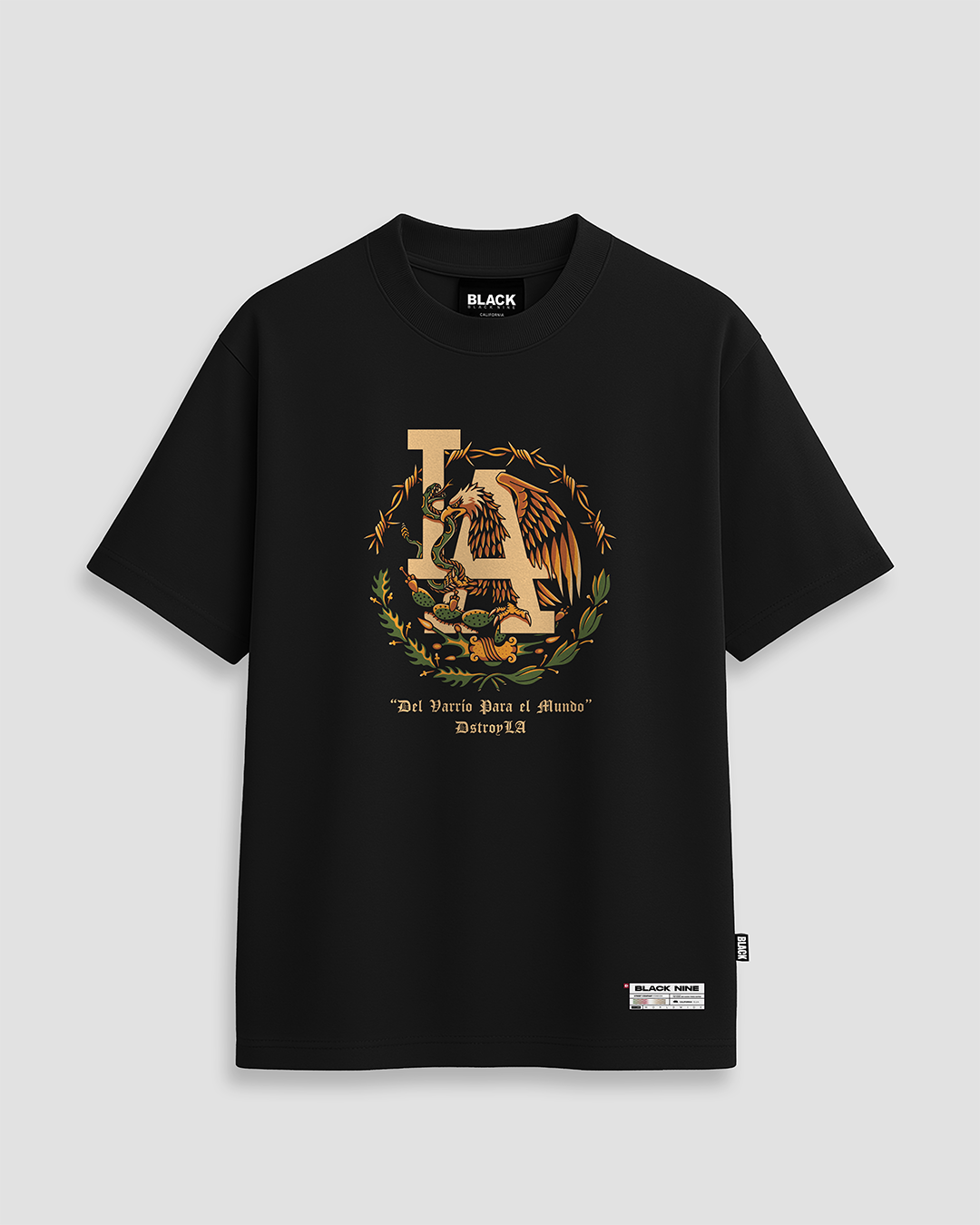 Camiseta Black Nine LA Legend - Verde Mar