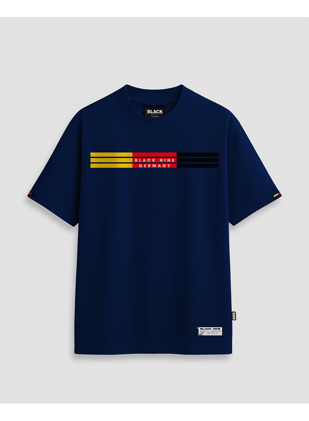 Camiseta Black Nine Alemanha Trade - Azul Marinho - B91716