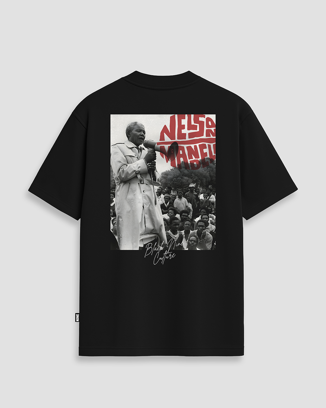 Camiseta Oversized Streetwear Nelson Mandela Revolução