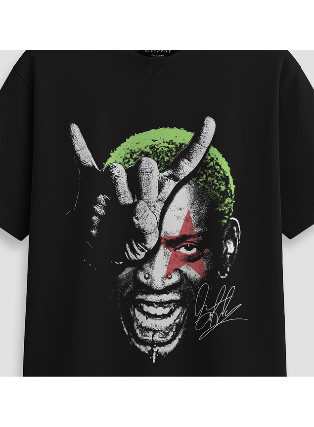 Camiseta Black Nine Rodman Preta