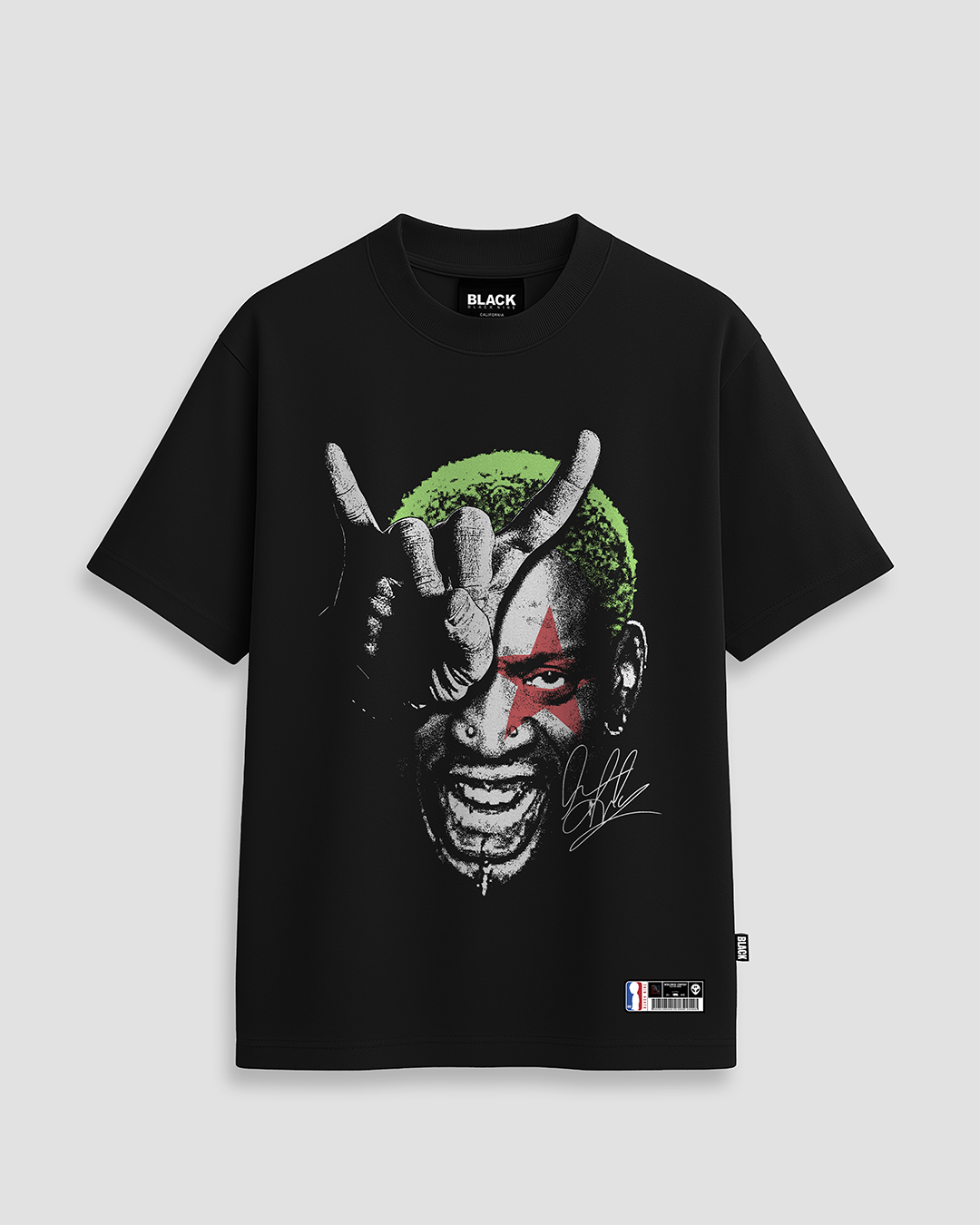 Camiseta Black Nine Rodman Preta