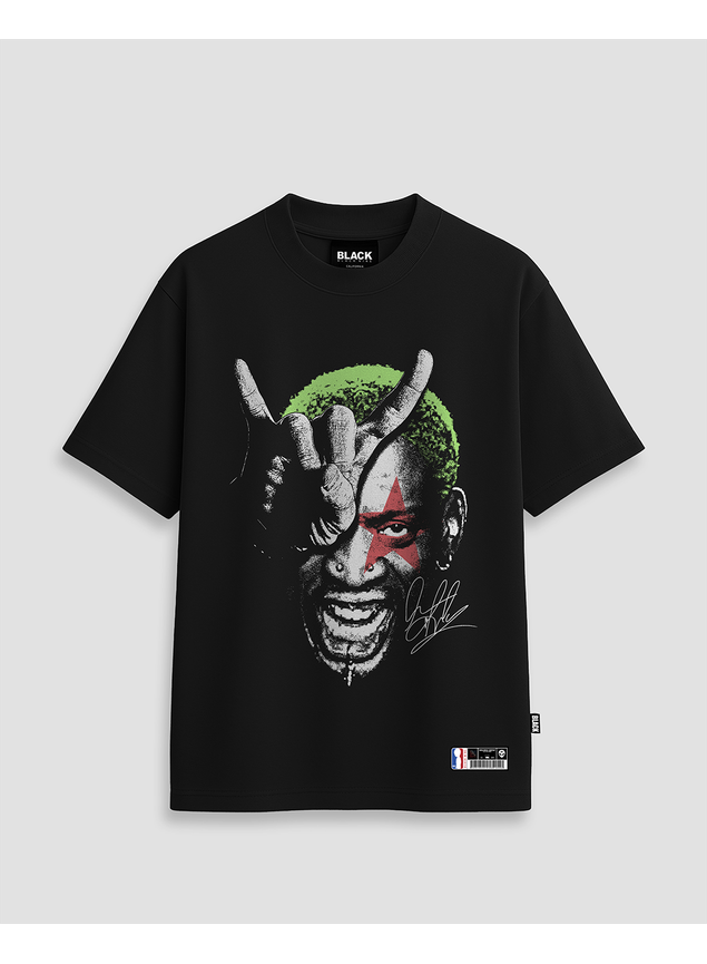 Camiseta Black Nine Rodman Preta