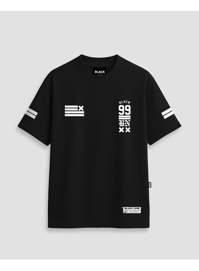 Camiseta Streetwear Black Nine 99 - Preta