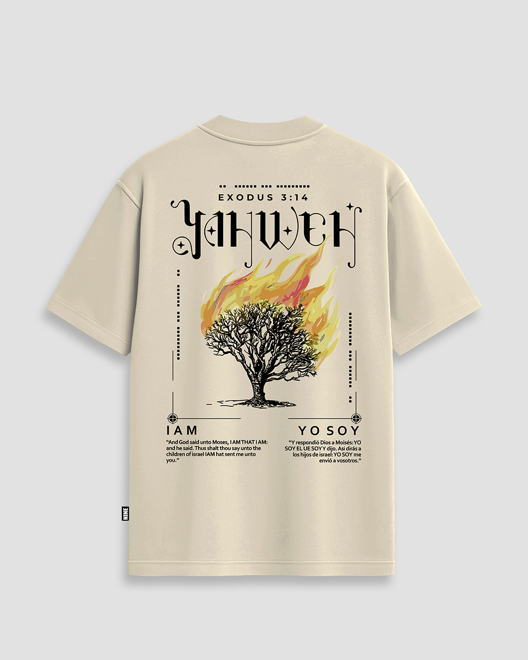 Camiseta Black Nine Sarça - Off-White