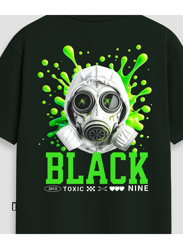 Camiseta Streetwear Toxic 09 - Verde Escuro