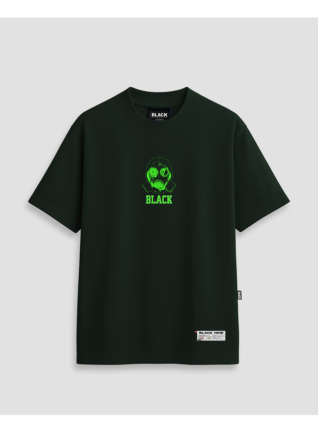 Camiseta Streetwear Toxic 09 - Verde Escuro
