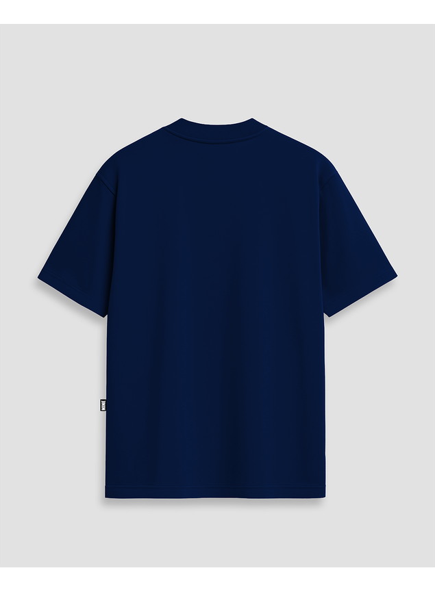 Camiseta T-shirt Black Nine Rappers Assinatura Azul Marinho