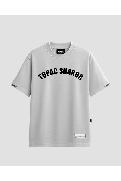 Camiseta Streetwear Tupac Shakur Clássico - Branca
