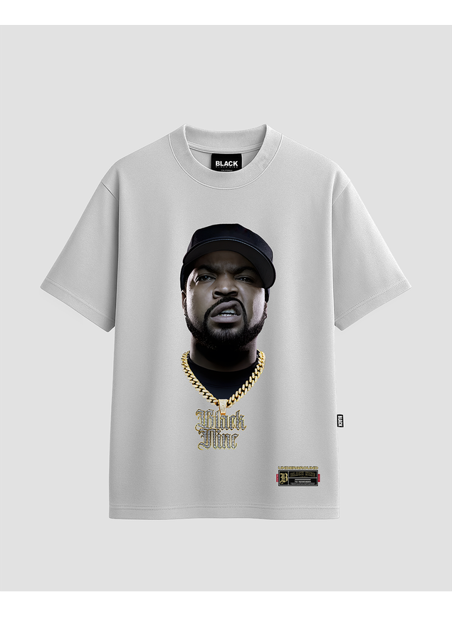 Camiseta Streetwear Ice Cube 3D - Branca
