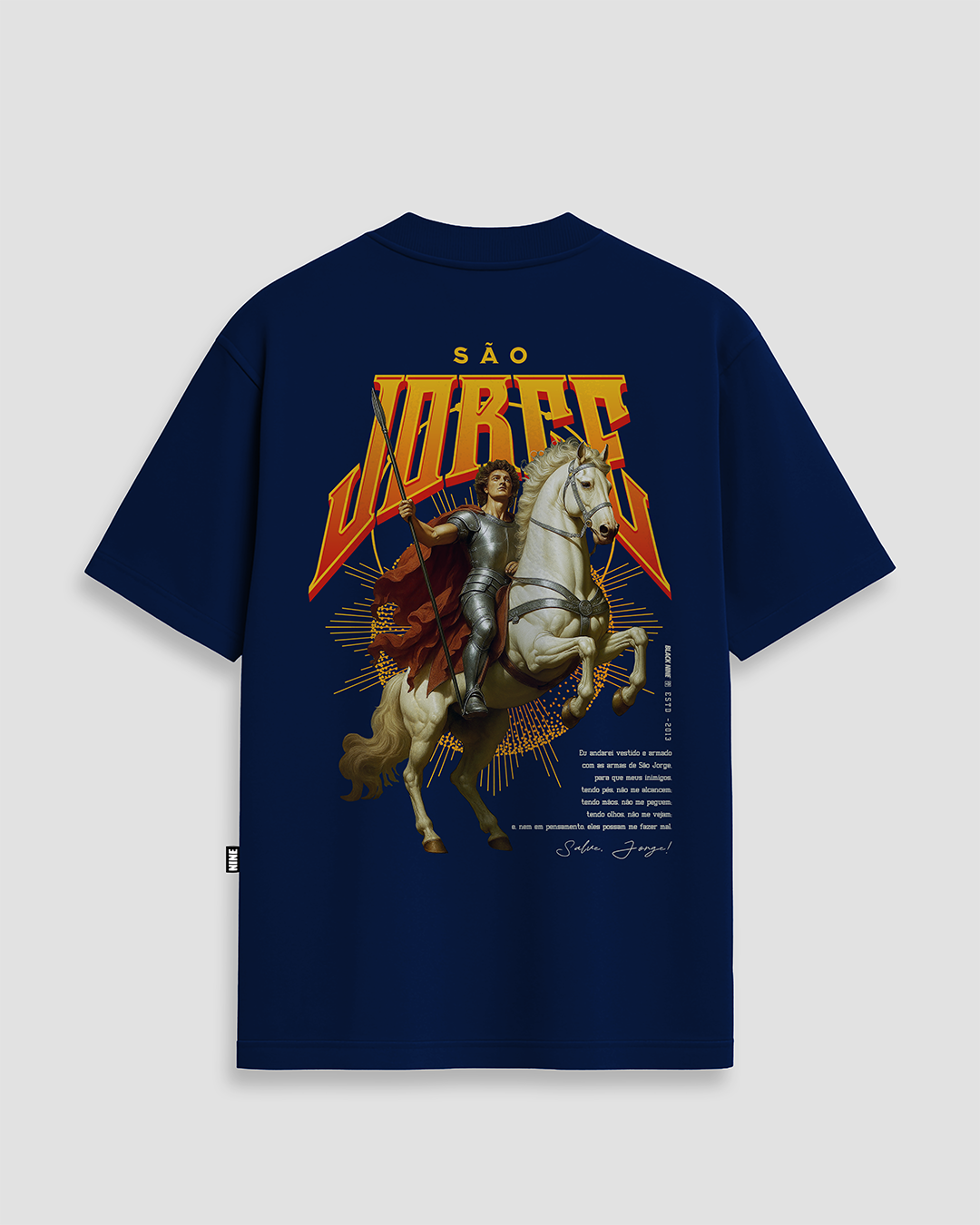 Camiseta São Jorge Guerreiro Edição Limitada - Vinho