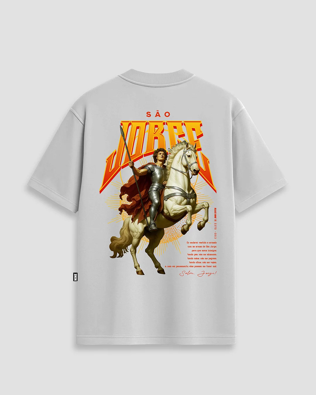 Camiseta São Jorge Guerreiro Edição Limitada - Branca