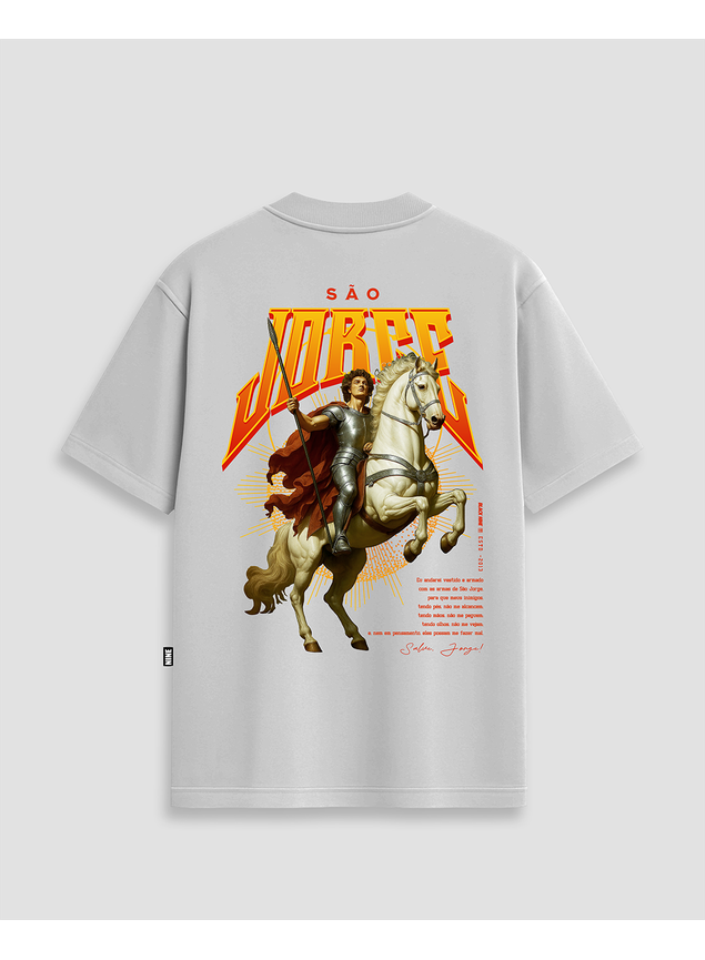 Camiseta São Jorge Guerreiro Edição Limitada - Branca