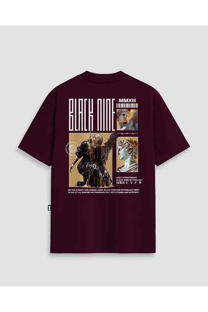 Camiseta Streetwear Mitologia - Vinho