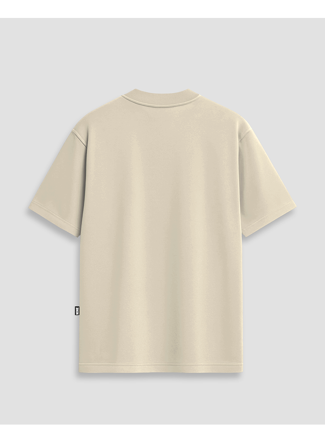 Camiseta Oversized Streetwear Black N No Stop - Off White