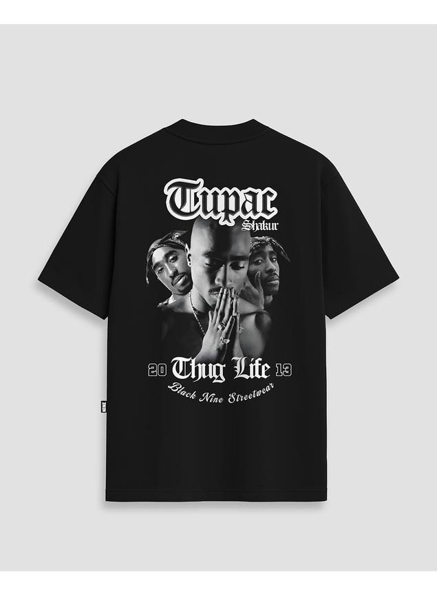 life thug Shakur Tupac Oversized Premium Camiseta 2pac rocawear ユニフォーム　b-boy life Thug hip 2pac hop ウェア