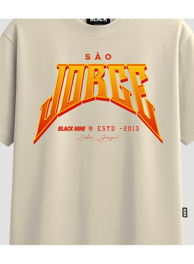Camiseta São Jorge Guerreiro Edição Limitada - Off White
