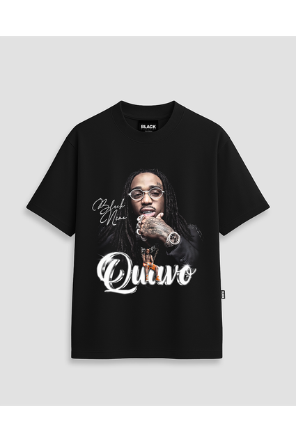 Camiseta Quavo Black Nine - Preta