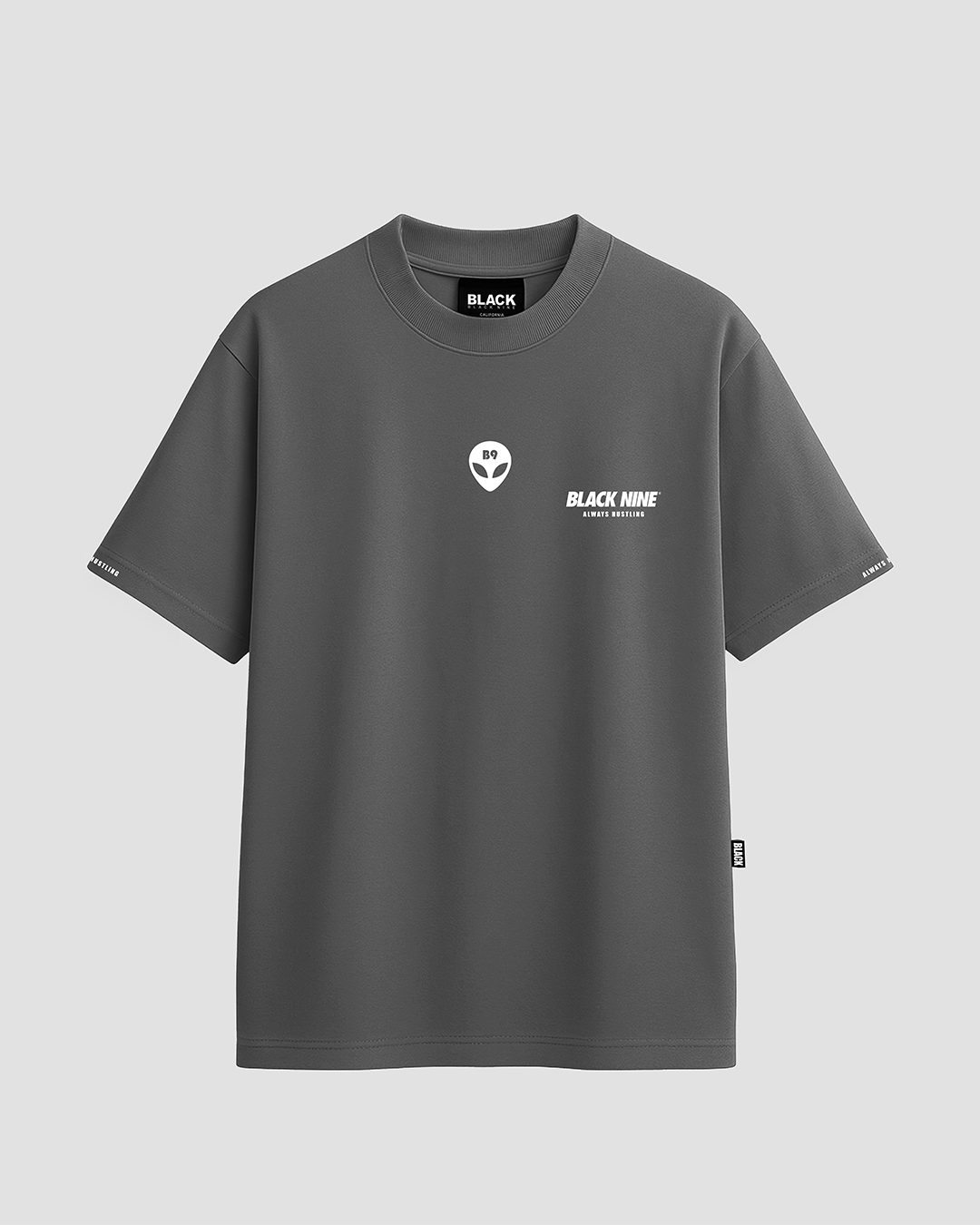 always Tシャツ　L Camiseta Streetwear Always Hustling - Chumbo