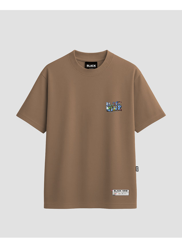 Camiseta Streetwear Surf Nice - Marrom