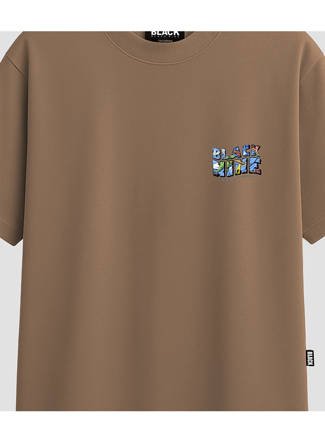 Camiseta Streetwear Surf Nice - Marrom