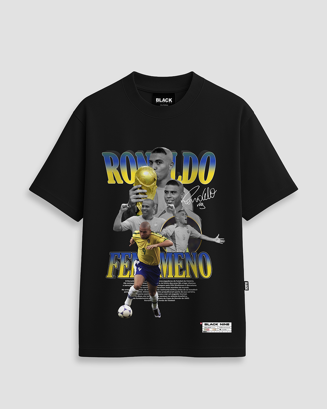 ウェア Ronaldinho Camiseta Streetwear Ronaldinho Gaúcho - Preto