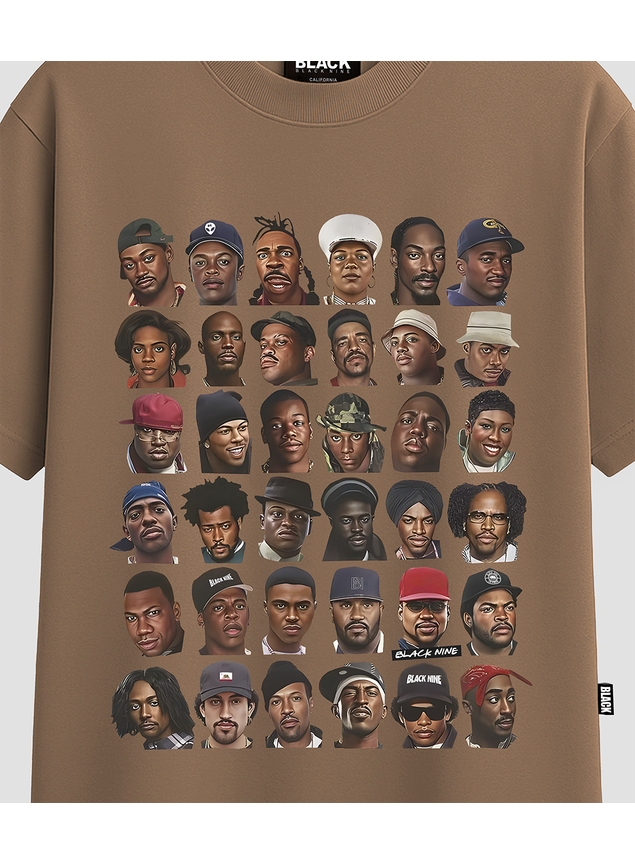 Camiseta Black Legends - Marrom