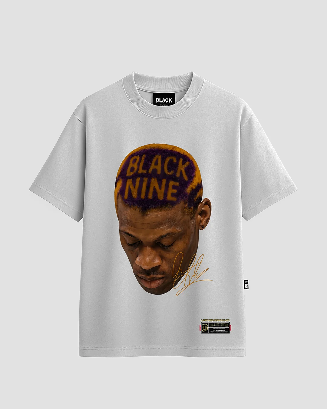 Camiseta Streetwear Dennis Rodman Black Nine - Branca
