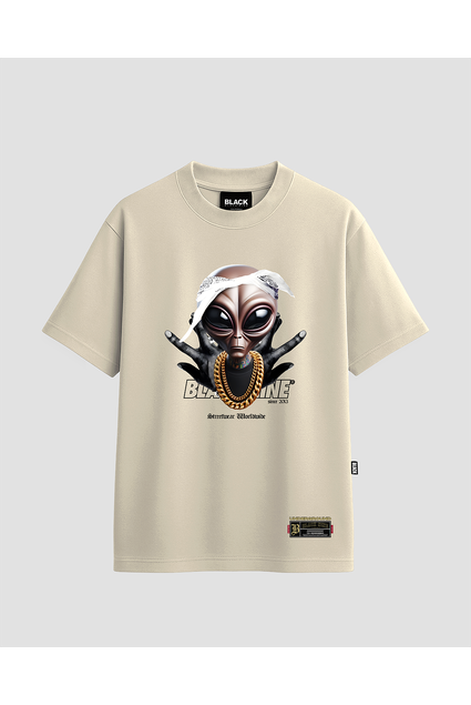 Camiseta Notorious B.I.G. P&B 3D Branca – Black Nine Oversized