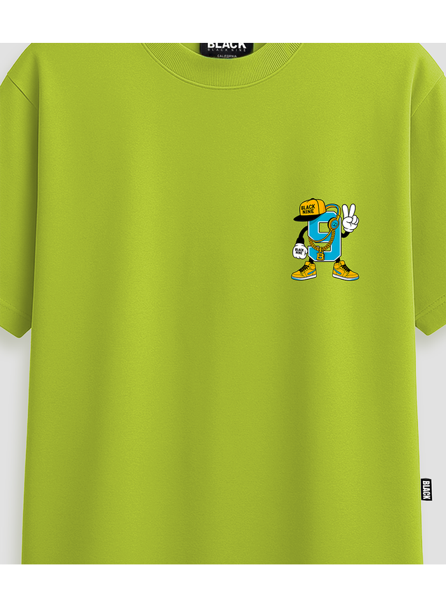 Camiseta Streetwear Culture 09 - Amarelo Esverdeado