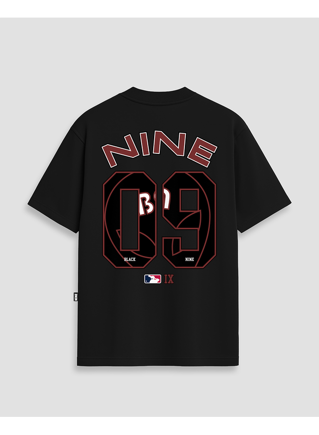 Camiseta Streetwear Ix Nine Vermelho - Preta
