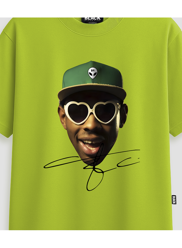 Camiseta Black Nine Tyler The Creator - Amarelo Esverdeado
