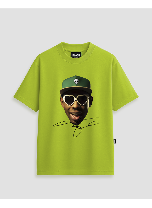 Camiseta Black Nine Tyler The Creator - Amarelo Esverdeado