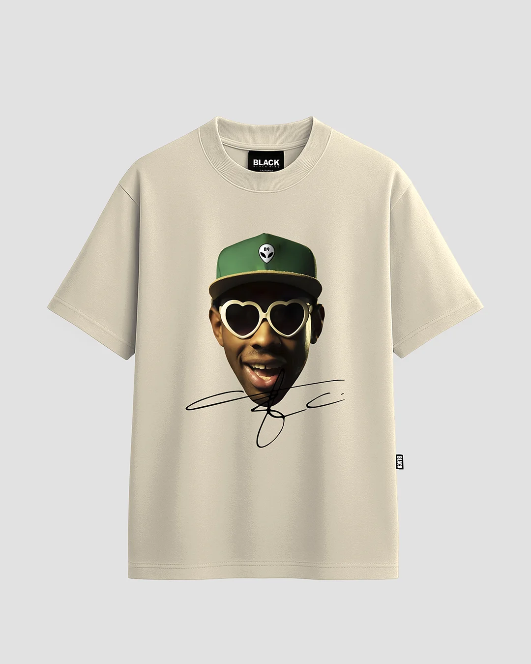 ライブラリーオブルイナインタバック、 Camiseta Black Nine Premium Tyler The Creator off white